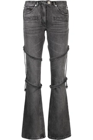 Courrèges Multi-strap flared jeans