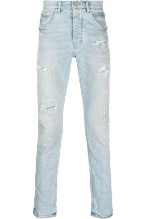 Purple Brand Distressed slim-leg jeans