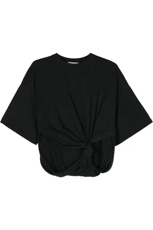 Sportmax Knotted asymmetric T-shirt