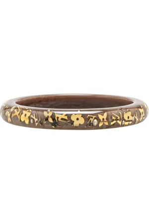 LOUIS VUITTON 2000-2024 Monogram Resin Inclusion Bangle costume bracelet
