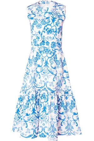 Carolina Herrera Graphic-print sleeveless dress