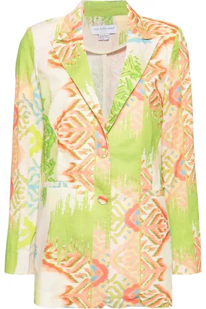 Never Fully Dressed Graphic-print blazer