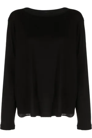 TRANSIT Sheer-panel virgin wool-blend jumper