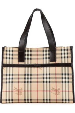 Burberry 2023-2024 Haymarket Check PVC tote bag