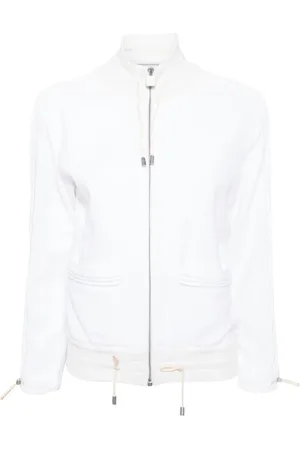 CHANEL 2007 zip-up track jacket