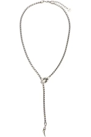 Roberto Cavalli Snake and Fang necklace