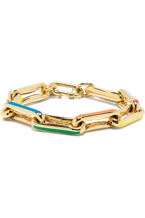 Lauren Rubinski 14kt yellow chain-link bracelet