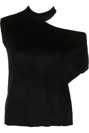 RTA Asymmetric cut-detail T-shirt