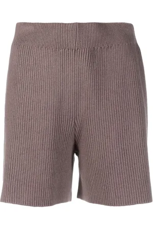 Joseph Ribbed-knit silk-blend shorts