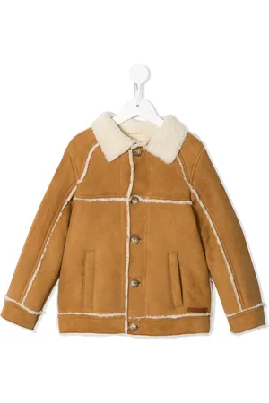 Dolce & Gabbana Shearling-trim single-breasted jacket