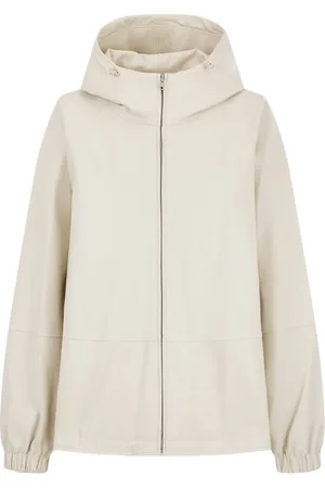 Studio Tomboy Hooded faux-leather jacket