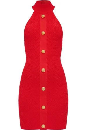 Balmain Halterneck mini dress