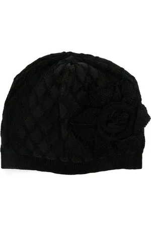 Balmain Floral-appliqué beanie