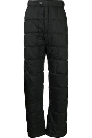 Ienki Ienki Quilted two-pocket straight trousers