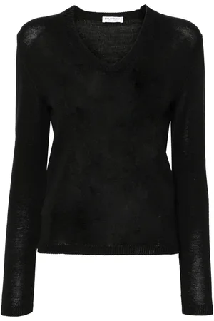 Saint Laurent 2000s V-neck cotton jumper