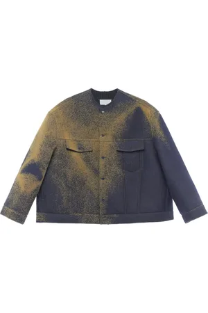 Maison Margiela Paint-splatter denim jacket