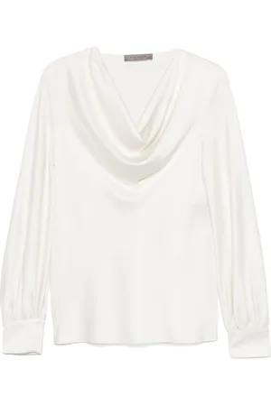 D.EXTERIOR Cowl-neck blouse