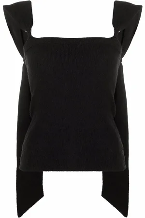 Nanushka Draped-strap bandeau top