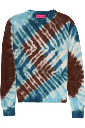 THE ELDER STATESMAN Zigzag crew-neck jumper