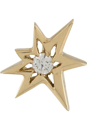 LE STER 18kt yellow diamond Bang left stud earring