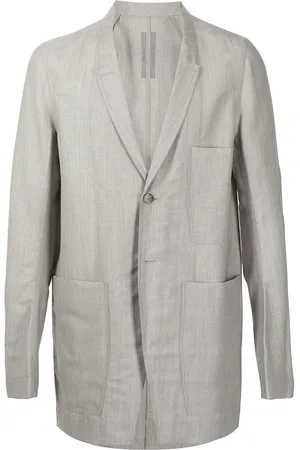 Rick Owens Single-breasted wool blazer