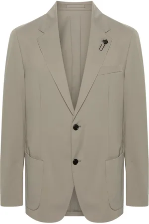 LARDINI Taffeta single-breasted blazer