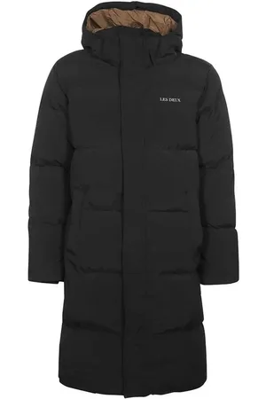 Les Deux Logo-print padded coat