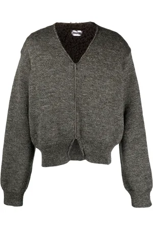 MAGLIANO V-neck zip-up wool cardigan