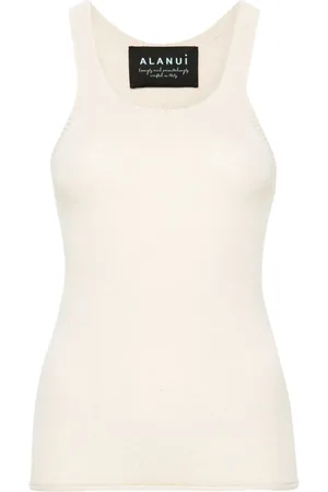 Alanui Racerback ribbed tank top