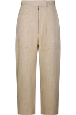 STUDIO NICHOLSON Wool-linen trousers