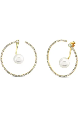 Shay 18K yellow large Ear Jacket diamond earrings