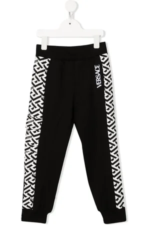 VERSACE Greca pattern cotton track pants