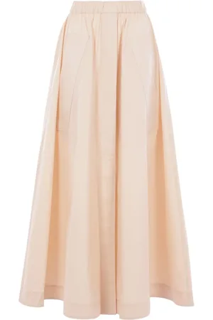 CO Pleated maxi skirt