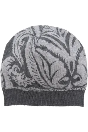Etro Floral-jacquard beanie hat
