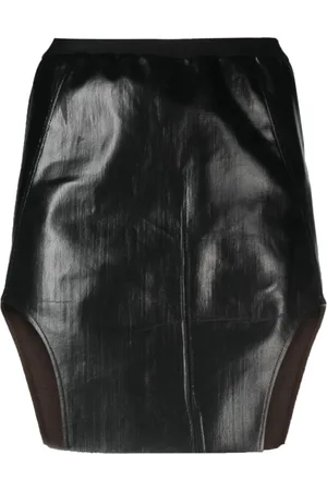 Rick Owens High-waist above-knee skirt