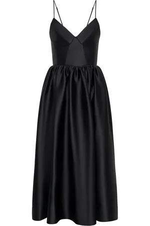 Nicholas Misty satin-finish sleeveless dress