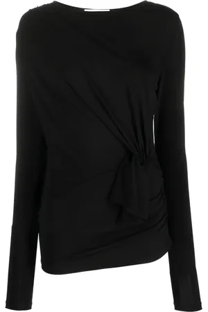 Nina Ricci Knot-detail jersey top