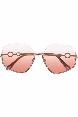 Chloé Oversized-frame gradient sunglasses