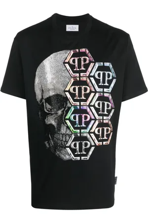 Philipp Plein SS Skull logo-print T-shirt