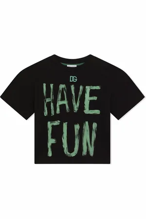 Dolce & Gabbana Have Fun embroidered logo T-shirt