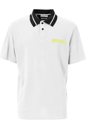 Roberto Cavalli Logo-embroidered polo shirt