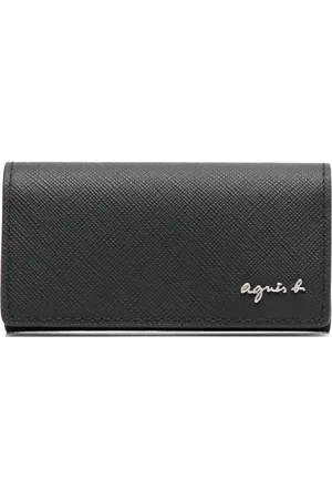 AGNÈS B. Logo-plaque leather wallet