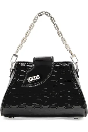 GCDS Comma Patent Monogram mini bag