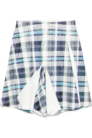 Comme des Garçons Tartan overprint shorts