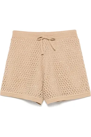 Sandro Open-knit shorts