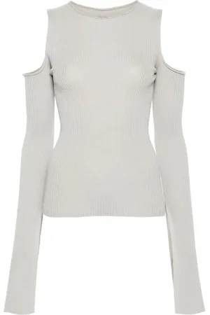 Rick Owens Ribbed wool cut-out jumper