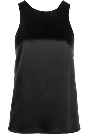 Loulou de Saison Estor twist-detail silk tank top