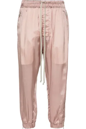 Rick Owens Drawstring cropped track pants