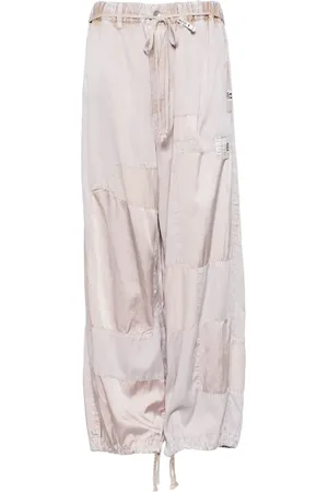 Maison Mihara Yasuhiro Logo-patch straight trousers