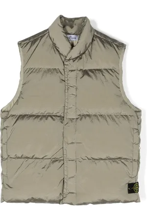 Stone Island Logo-patch padded gilet